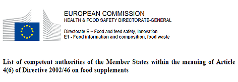 Table 2.2.1 List of competent authorities of the Member States Prepared by: Health and Food Safety Directorate-General Unit E1 - Last revision: February 2019