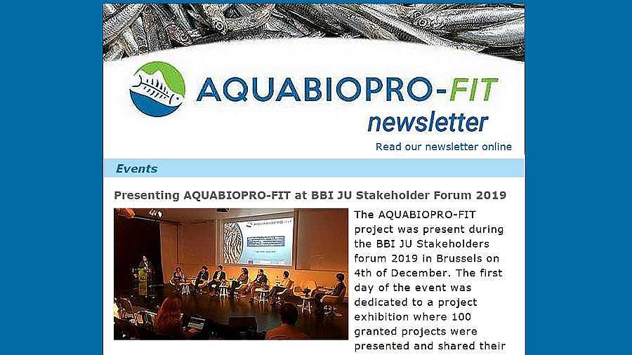 AQUABIOPRO-FIT – Second newsletter